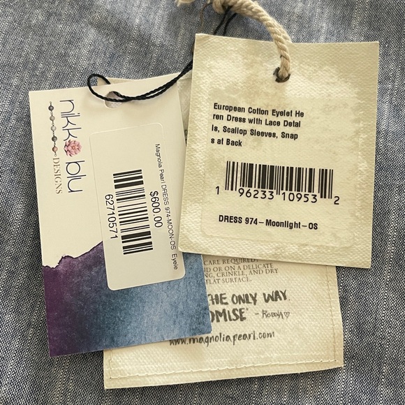 Magnolia Pearl Eyelet Dress in Moonlight - Picture 4 of 4